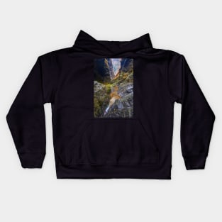 Canyon in mountains Kids Hoodie